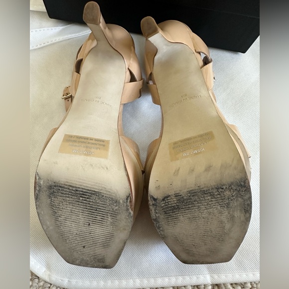 Steve Madden Patent Leather Platform Sandals Sz 38.5 - Picture 6 of 8